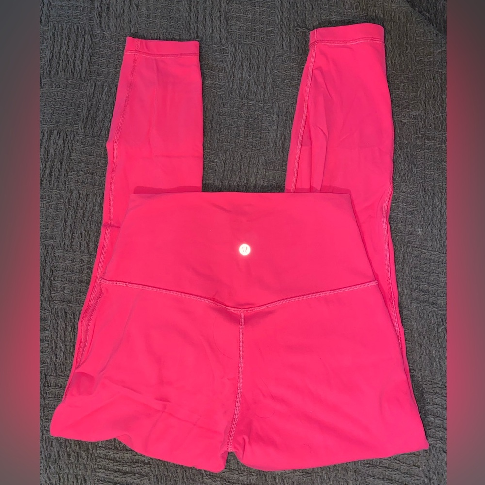 lululemon Align High Rise - 25” inseam; Lipgloss
